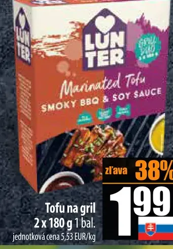 Lunter Tofu marinované