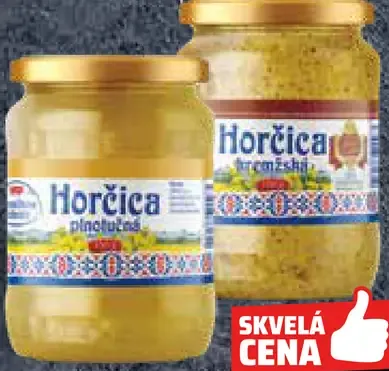 Mamičkine dobroty Horčica 2 druhy