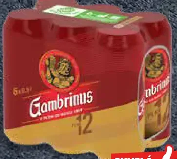 Gambrinus plechovka