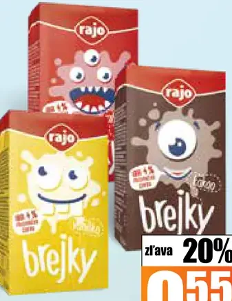 Brejky 3 druhy