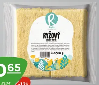 Ravita chlebík ryžový