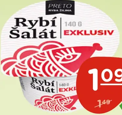 Rybí šalát v majonéze Exklusiv