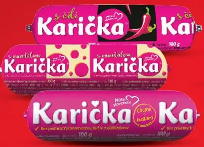 Karička Tavený syr rôzne druhy