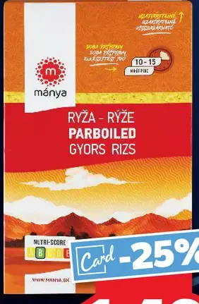 Manya Ryža guľatozrnná