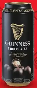 Guinness plechovka čokoládové pralinky