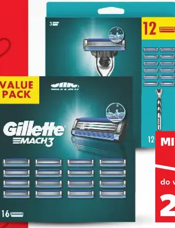 Gillette Mach3 náhradné hlavice