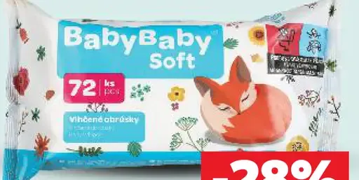 BabyBaby Soft detské vlhčené utierky