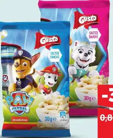 Gusto kukuričné chrumky