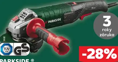 Parkside Uhlová brúska PWS 125 18 D