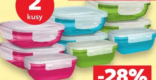 Dóza na potraviny objem 2x 0,35 l alebo 1x 1,4 l