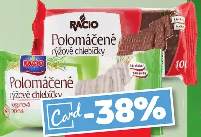Racio Polomáčené ryžové chlebíčky