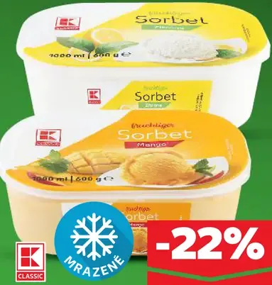 K Classic Mrazený sorbet