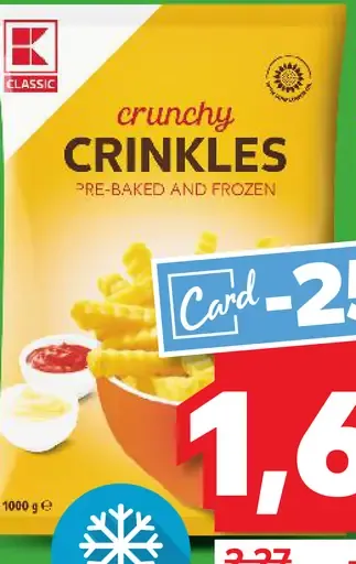 K Classic Crinkles Hranolčeky vlnky