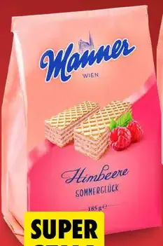 Manner Oblátky himbeere