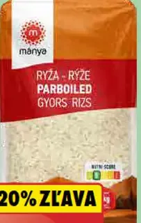 Máňa Ryža parboiled