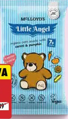 Kukuričné chrumky Teddy Little Angel