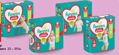 Pampers plienkové nohavičky rôzne veľkosti