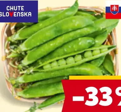 Chute Slovenska hrášok struky