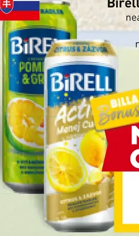 Birell Birell Active nealkoholický radler