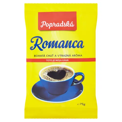 Popradská Romanca pražená mletá káva