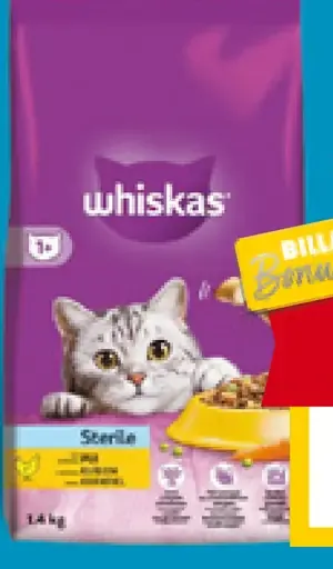 Whiskas granuly Sterile s kuracím mäsom