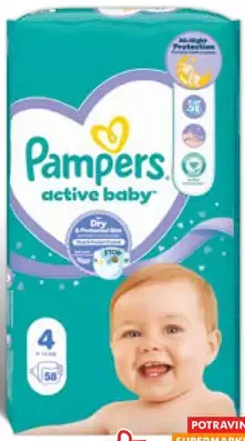 Pampers active baby 4