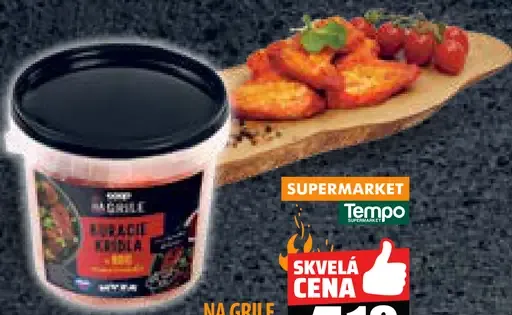 COOP Krídla kuracie v BBQ marináde