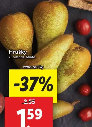 Hrušky odroda Abate