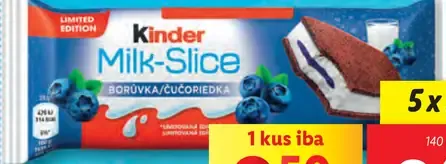 Kinder Milk-Slice Mliečny rez