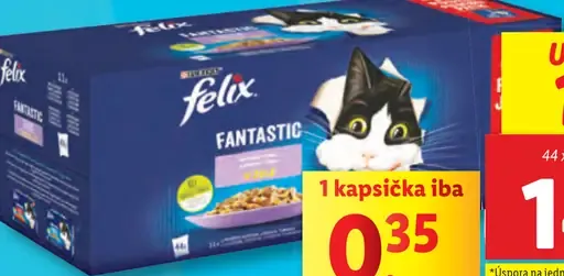Purina Felix Mäsové kapsičky pre mačky