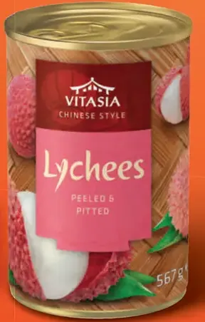 Vitasia Liči lúpané a odkôstkované