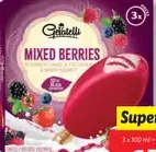 Gelatelli ovocné double nanuky