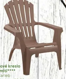 Dolomit plastové kreslo