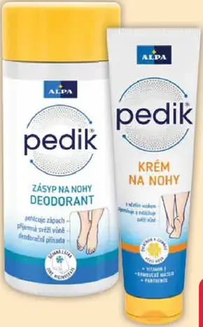 Pedik zásypy na nohy