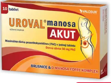 Uroval Manosa Akut tablety