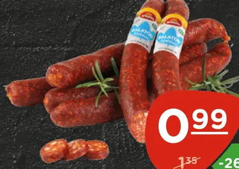 Krášno Klobása Balaton