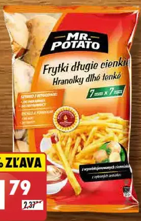 Mr. Potato Hranolky dlhé tenké
