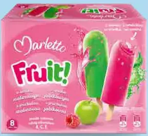 Marletto Zmrzlina multipack malina/jablko