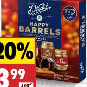 Wedel Súdky čokoládové s náplňou