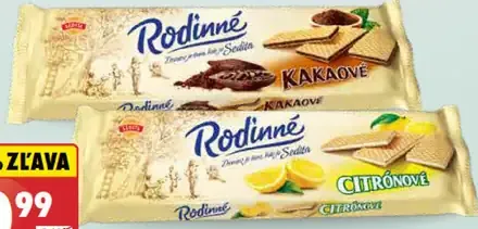 Sedita Oblátky rodinné kakao/citrón