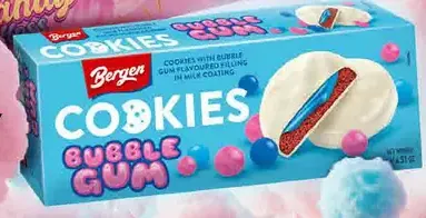 Bergen sušienky Cookies Bubble gum