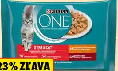 Purina One Krmivo pre mačky kapsičky kuracie/hovädzie