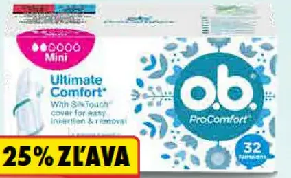 O.B. Tampóny Pro Comfort