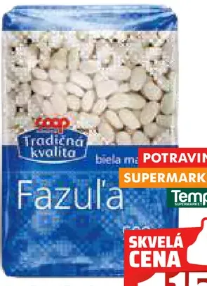 Tradičná kvalita Fazuľa biela