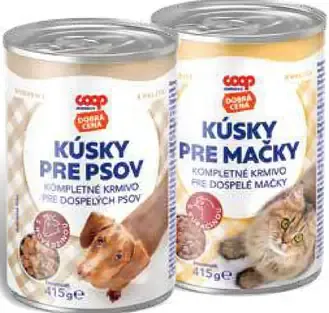 Coop Krmivo kúsky pre psov