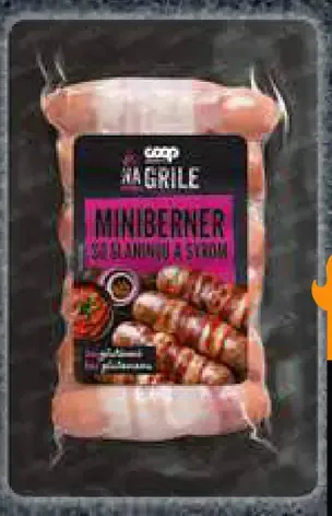 Minibernner so slaninou a syrom