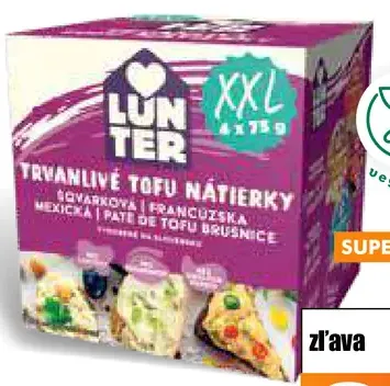 Lunter rastlinné nátierky