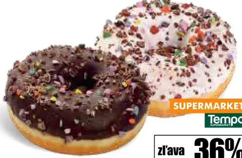 Donut s drevenými cukríkmi