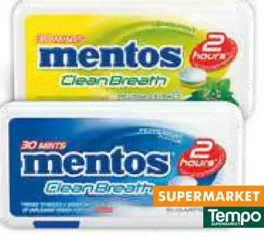 Mentos CleanBreath cukríky 2 druhy