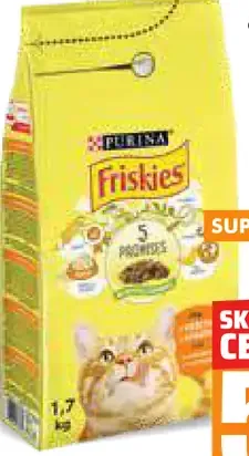 Friskies s kurčaťom a zeleninou granuly mačky